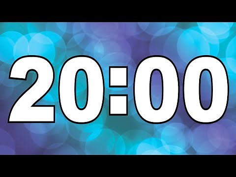 20 Minute Timer | Countdown from 20 Min