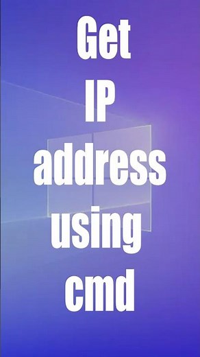 💻 CMD Trick: Get IP address using cmd #computer #pc #pctricks #microsoftwindows #microsoft