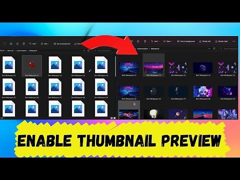 How to Fix Thumbnails not Showing on Windows 11| Enable/Disable Thumbnail Preview on Windows PC