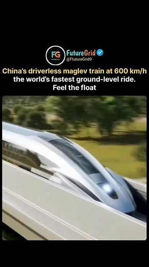 China’s Maglev Train That Floats at 600 km/h | The World’s Fastest Train Ever Built #maglevtrain,