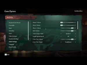How to Change the Audio Output Mode in Sea of Thieves