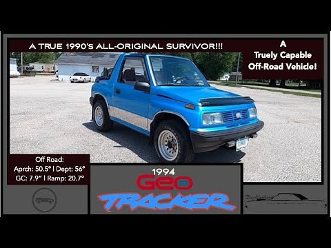 1994 GEO Tracker 2 Door Convertible 4X4 | Full In Depth Review and Tour | A TRUE 90's SURVIVOR!!!