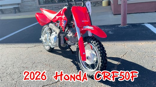 2026 Honda CRF50F — The Perfect First Ride 🏁 Looking to get your little one into riding? The CRF50F is the ultimate starter bike for young riders. With its reliable 49cc engine, low seat height, and automatic clutch, it's built to help kids learn safely and confidently — while having a blast. Start them off right with a bike that’s as fun as it is dependable. Now available — come check it out! #HondaCRF50F #CRF50 #HondaKids #FirstBike #RideRed #StartYoung #FutureRider #Honda2026 #altusmotorspor
