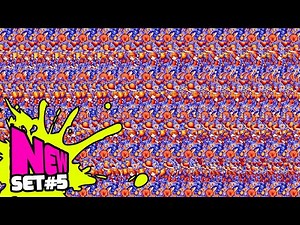 STEREOGRAMS SET#5 (MAGIC EYE PICTURES WITH ANSWERS & HOW TO SEE MAGIC EYE TUTORIAL) #magiceye