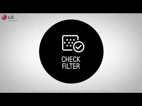 [Dryer] Operation - Clean filter blinking indicator light