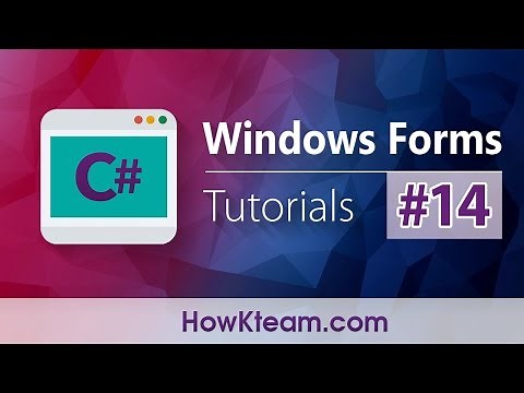 [C# Winform Programming] - Lesson 14: MenuStrip | HowKteam