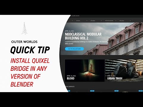Blender 3.6: How to install Quixel Bridge in any version of Blender