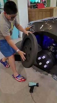 Watch and learn using this hi-tech tool how to change tire and fuel the car