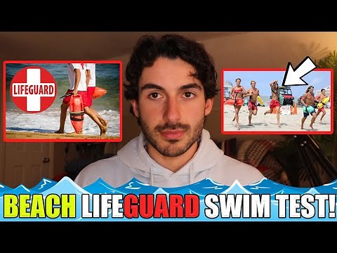 HOW TO SURVIVE THE BEACH LIFEGUARD SWIM TEST! (*WATERFRONT TRAINING*)