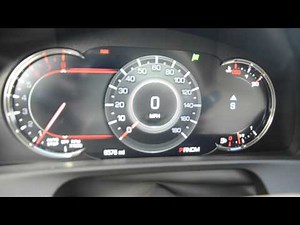 The driver information setup of the Cadillac CT6 Platinum