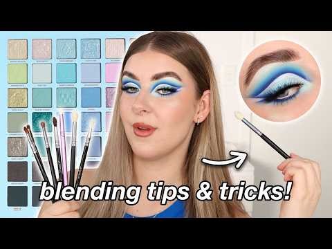 How To Blend Your Eyeshadow Like A PRO! Beginner Friendly Eyeshadow Blending Tips & Tricks