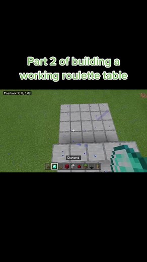 Building a Working Roulette Table in Minecraft Tutorial