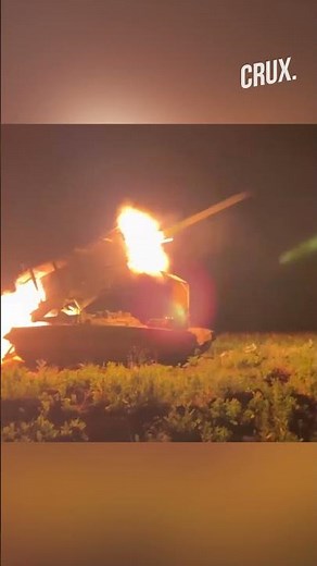 Watch: Russian TOS-1A Heavy Flamethrower Strikes Ukrainian Positions, Fires Multiple Rockets