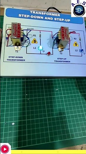DIY Step-Up & Step-Down Transformer Working Model | Ankur Project #diy #physics #electronics #school