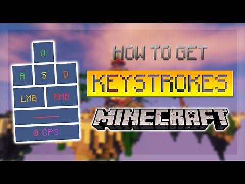 HOW TO GET KEYSTROKES IN MINECRAFT! (works with any PC game) Minecraft Tutorial