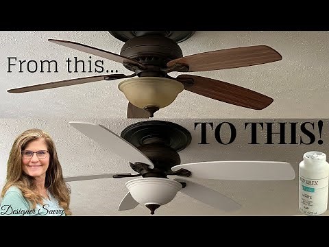 How to Paint a Ceiling Fan