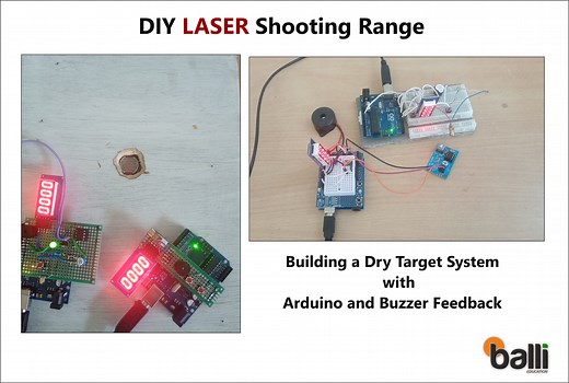 DIY Laser Shooting Range: Building a Dry Target System with Arduino and Buzzer Feedback