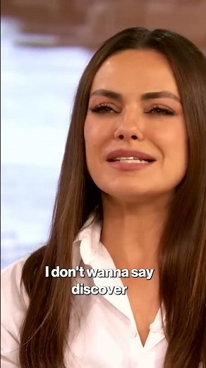 Mila Kunis reflects on reconnecting with 'best friend' Ashton Kutcher in her late 20's #shorts