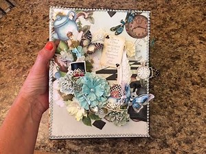MINI ALBUM TUTORIAL PART 1 ENCHANTED TEA START TO FINISH SHELLIE GEIGLE JS HOBBIES AND CRAFTS