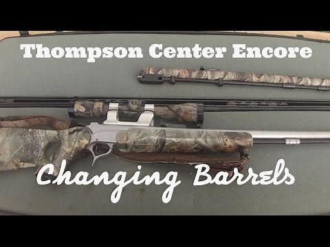 Thompson Center Encore Changing Barrels