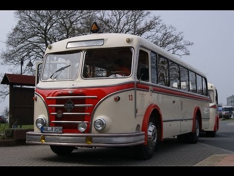 H6 BUS H6B/L mit Anhänger Oldtimer Omnibus Bj 1956 WERDAU HORCH IFA DDR OMSI