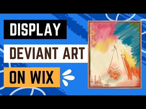 Additional Wix Apps: Displaying Your DeviantArt Content