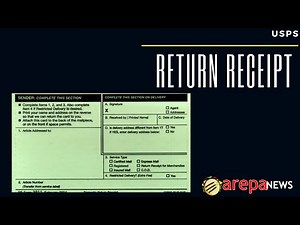 Return Receipt USPS