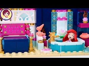 A bedroom for mermaid Ariel - Custom Lego Build DIY