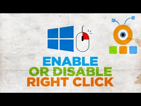 How to Enable Right Click in Windows 10 | How to Disable Right Click in Windows 10
