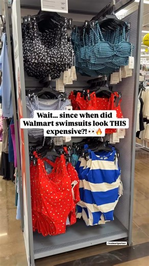 The new Free Assembly swim collection at Walmart is giving designer vibes 😍☀️