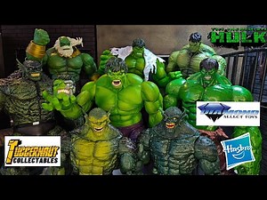 Hulk Action Figure Comparisons Marvel Legends vs Marvel Select #hulk #marvel