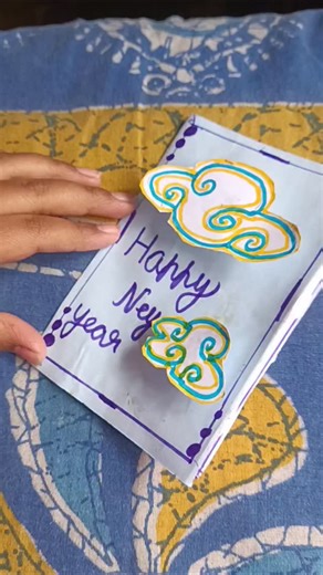 Itz Ankit on Instagram: "My sister make a New year special greeting card 😇"