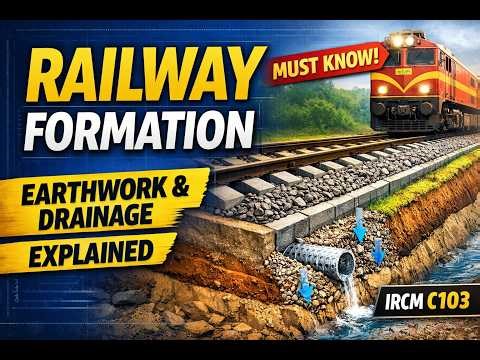 Why Railway Tracks Stay Stable | Formation & Earthwork Engineering Explained | IRCM C103