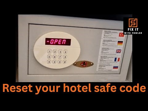 Reset Your Hotel Safe Code In 60 Seconds!