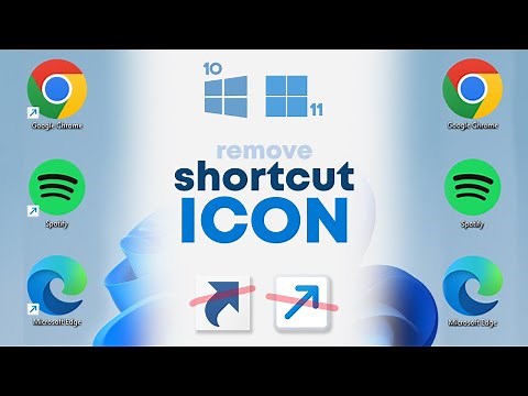 Remove Shortcut Arrow Windows 11 - REMOVE Arrow from Desktop Icons in Windows 11 / 10