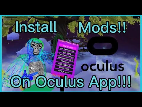 How To Install Mods On Gorilla Tag FREE!!! 2023 (OCULUS PC APP) PLAY ON YOUR MAIN ACCOUNT