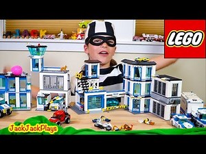 Pretend Play Cops & Robbers! | Lego City Police Sets | JackJackPlays