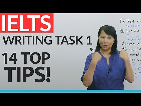 IELTS General: Writing Task 1 – 14 Top Tips!