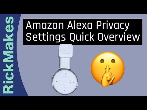 Amazon Alexa Privacy Settings Quick Overview