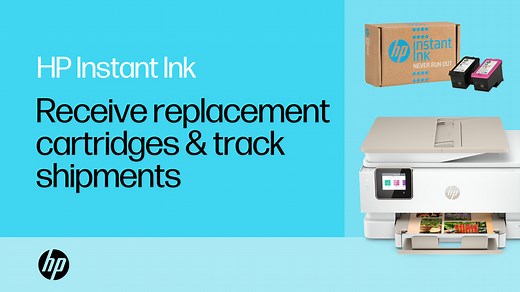 When HP Instant Ink ships & how to track your cartridges