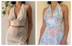 DIY Fabric Halter Top Sewing Patterns   Video | Fabric Art DIY