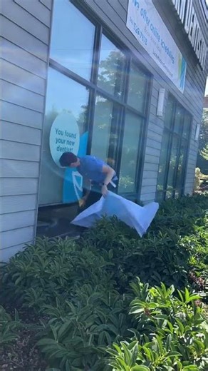 Storefront Transformation: Vinyl Graphics Installation Time Lapse | CoolVu Tacoma