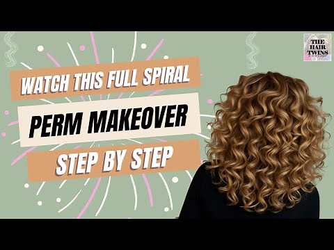 Watch This Full Spiral Perm Makeover | Step-by-Step Perm Tutorial & Curl Care Tips