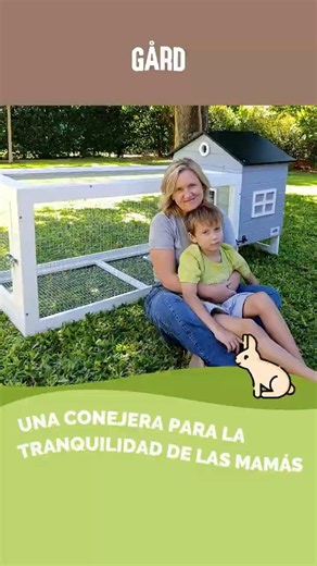 Una conejera para la tranquilidad de las mamás