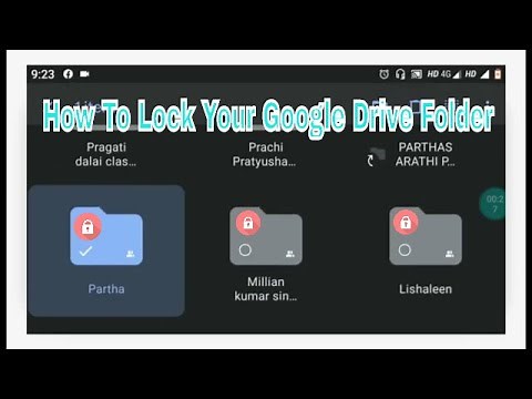 How To Lock/Protect Your Google Drive Folder/File