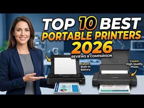 Best Portable Printers 2026 | Top 10 Best Portable Printers for Fast and Easy Printing Anywhere