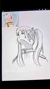 最初に描いたものは正しかったのに、それを間違って見せるようにしてもう一度描き直した#デジタルアニメアート #アート #デジタルドロー #描画 #iPadProアート #アニメーション