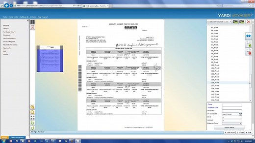 Yardi PAYscan: Creating Invoices