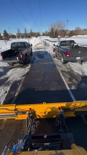 Expandable Snow Pusher by Kotek - Innovative Snow Removal Equipment