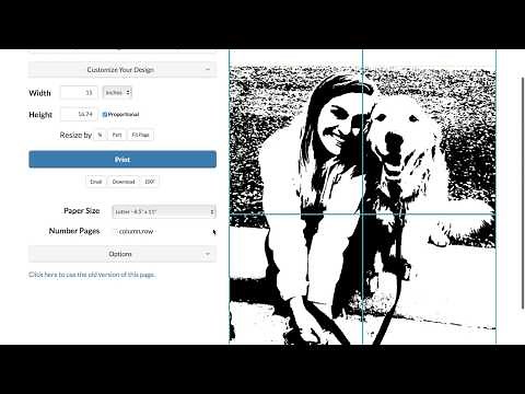 Turn Photos into Stencils